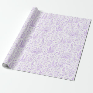 Papier Cadeau Toile de lavande