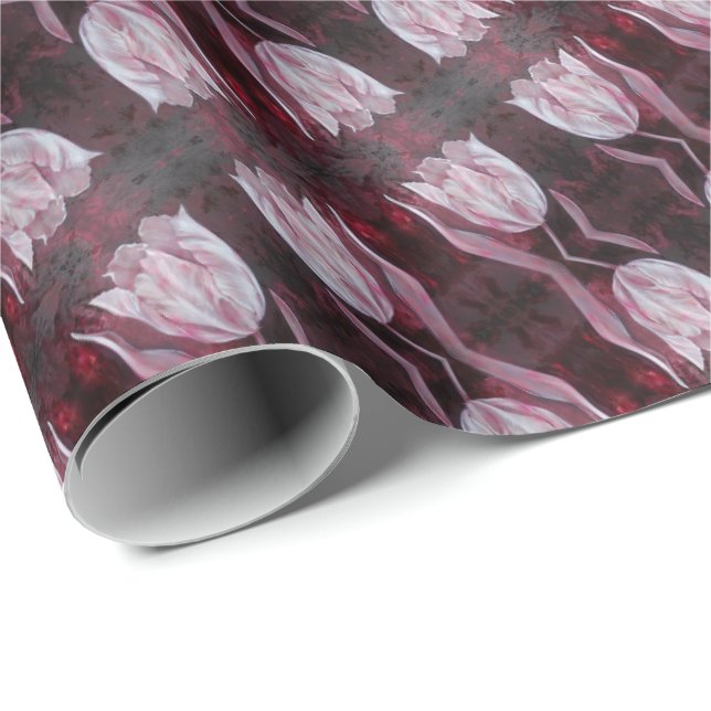 Papier Cadeau Tonkinson Tulips 4 Gift Wrap (Coin rond)