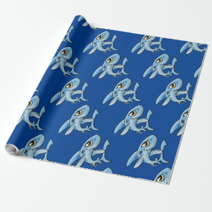 Papier Cadeau Toothy Grin Cartoon Shark