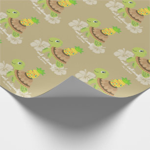 Papier Cadeau Tortue De Mer Mele Kalikimaka