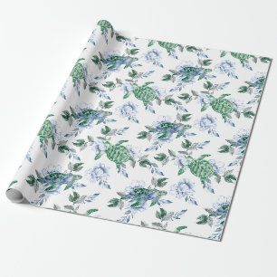 Papier Cadeau Tortues de mer génériques