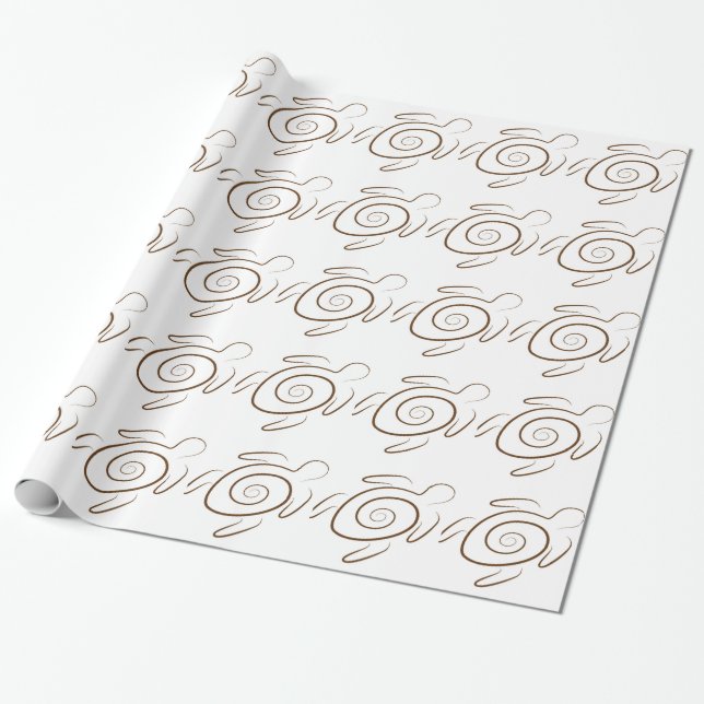 Papier Cadeau Tortues hawaïennes (Déroulé)