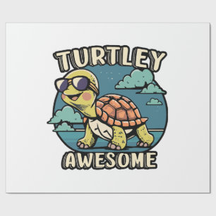 Papier Cadeau Tortueusement génial 
