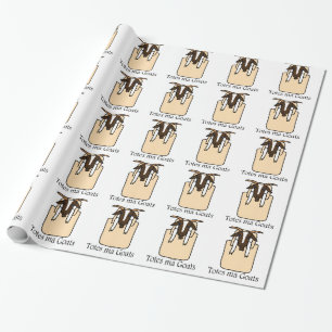 Papier Cadeau Totes des chèvres de mA (avec le texte)