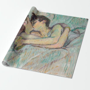 Papier Cadeau Toulouse-Lautrec - En Lit, Baiser