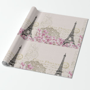 Papier Cadeau Tour Eiffel Meilleure Destination de Mariage Paris