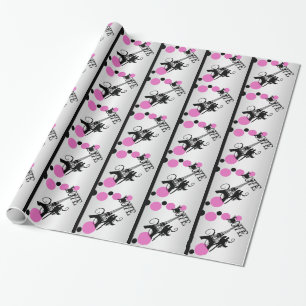 Papier Cadeau Tour Eiffel Paris romantique