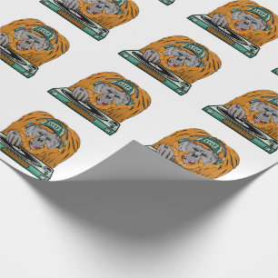 Papier Cadeau Tourne-disque d'Orangutan