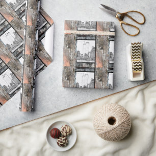 Papier Cadeau Tours jumelles