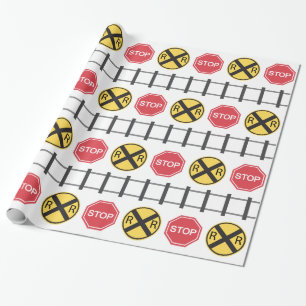 Papier Cadeau tous les motifs de train d'occasion