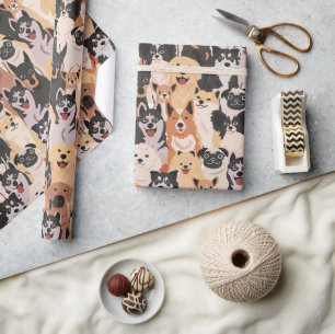 Papier Cadeau Tout le papier d'enveloppement pour chiens