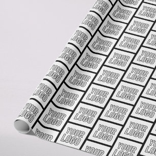 Papier Cadeau Tout logo ou image simple motif moderne répétitif