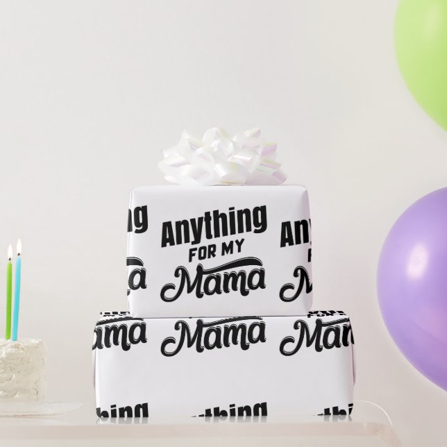 Papier Cadeau Tout pour ma maman (Cadeaux de fête)