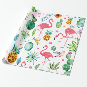 Papier Cadeau Toutes les choses Fleurs tropicales Plantes & oise