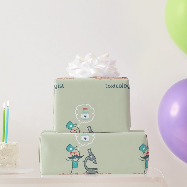 Papier Cadeau Toxicologue (Créateur téléchargé)