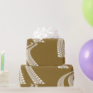 Papier Cadeau Traces de pneus