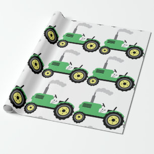 Papier Cadeau Tracteur agricole