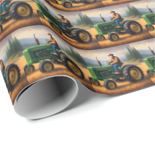 Papier Cadeau Tracteur Bigfoot