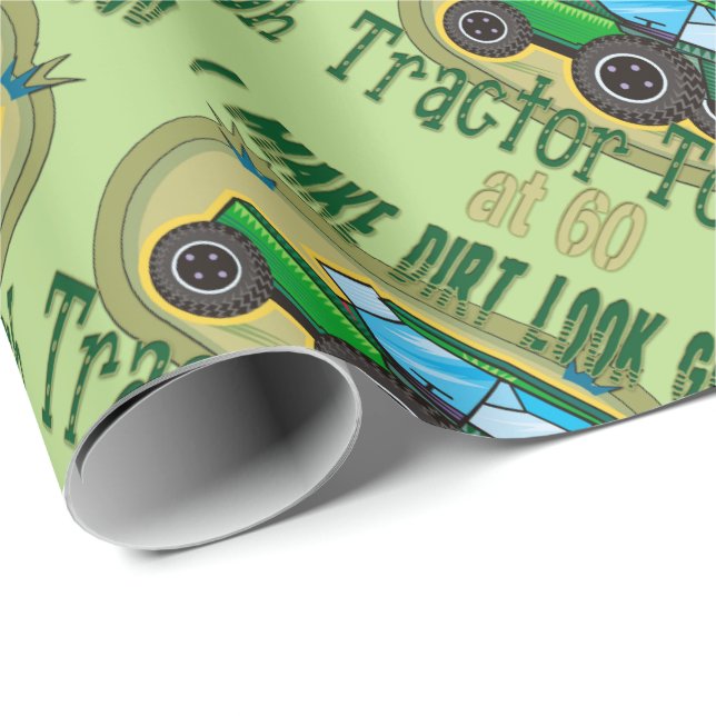 Papier Cadeau Tracteur Tough à 60 (Coin rond)