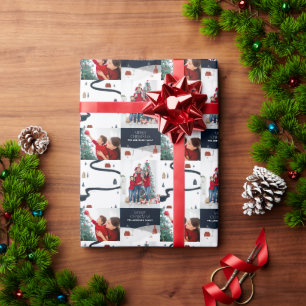 Papier Cadeau Traditionnel Russe 2 photo hiver Joyeux Noël