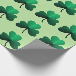 Papier Cadeau Trèfle