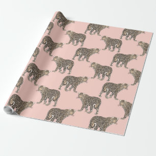 Papier Cadeau Trendy Chic leopard animal pattern