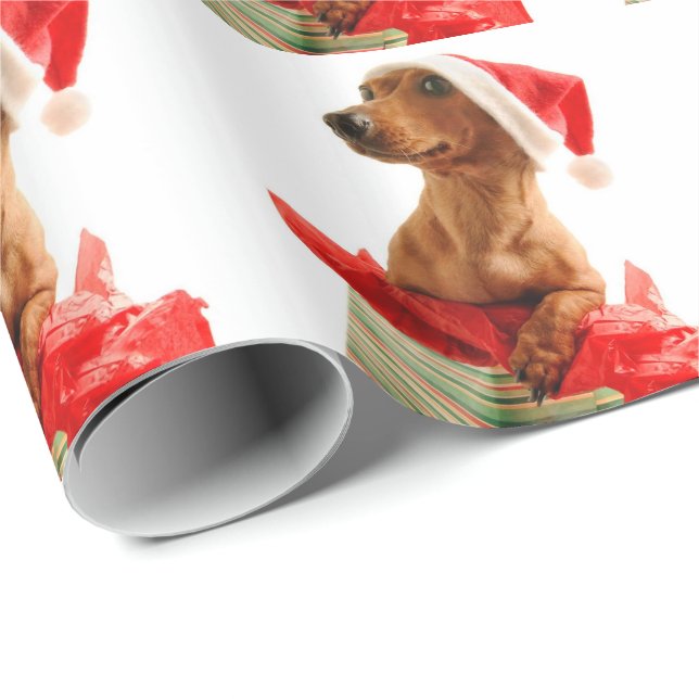 Papier Cadeau Très Noël de Doxie (Coin rond)