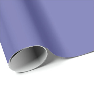 Papier Cadeau Très Peri-winkle, bleu violet couleur solide