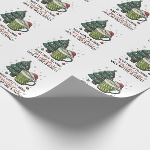 Papier Cadeau Très Probable De Boire Matcha Jusqu'À Mon arbre Pa