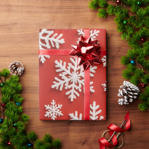 Papier Cadeau Trésor de flocon de neige