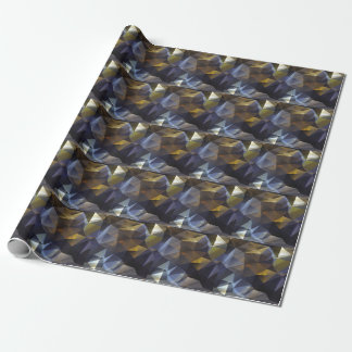 Papier Cadeau Triangle brillant vintage, texture diamant.