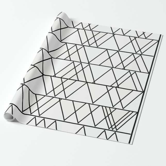 Papier Cadeau Triangles (Déroulé)