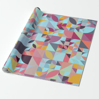 Papier Cadeau Triangles, pétales et quartiers