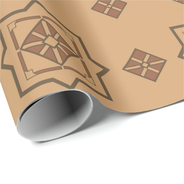 Papier Cadeau Tribu du Choco (Coin rond)