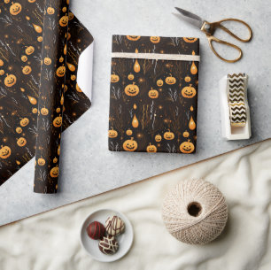 Papier Cadeau Trick ou Treat Halloween