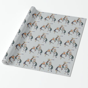Papier Cadeau Trio musicien KOKOPELLI + vos idées