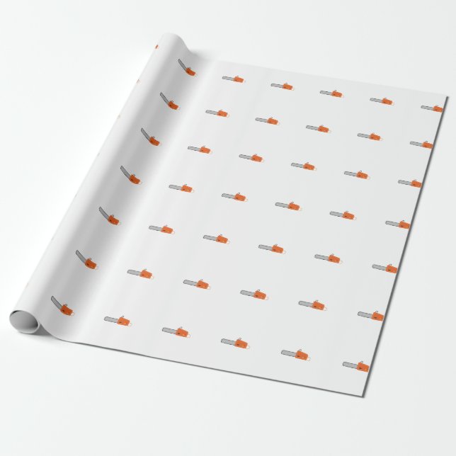 Papier Cadeau tronçonneuse (Déroulé)