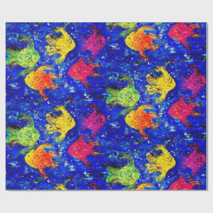 Papier Cadeau Trop Cool pour le papier d'enlèvement de poisson à