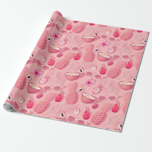 Papier Cadeau Tropcal fruit wrapping paper