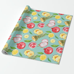 Papier Cadeau Tropcal fruit wrapping paper
