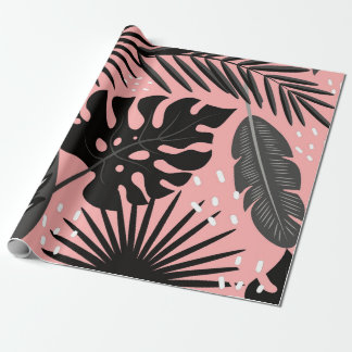 Papier Cadeau Tropical rose
