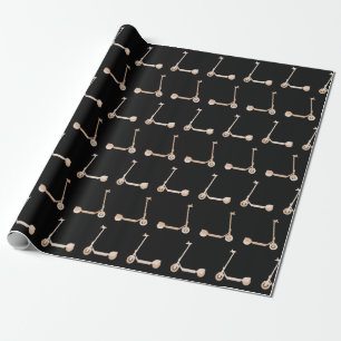 Papier Cadeau Trottinette électrique à motifs