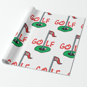 Papier Cadeau Trou de golf