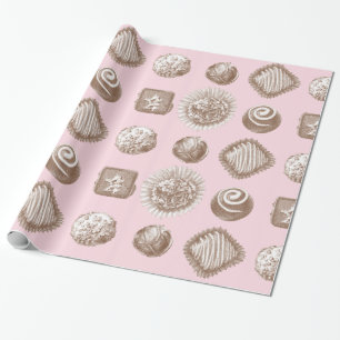 Papier Cadeau Truffes au chocolat
