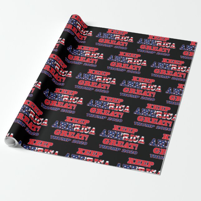 Papier Cadeau Trump 2020 pour le président (Déroulé)