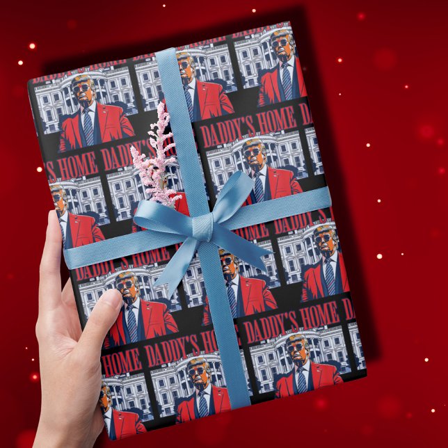 Papier Cadeau Trump à la maison de papa (Créateur téléchargé)