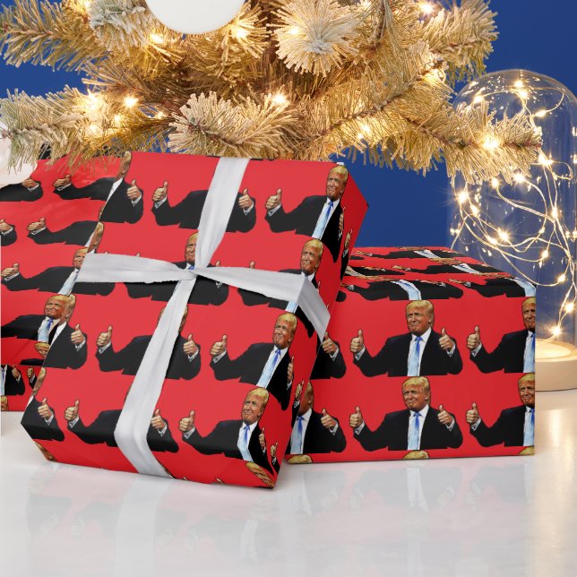 PAPIER CADEAU TRUMP CHRISTMAS WRAPPER PAPIER GRAND ROLL! (Vacances)