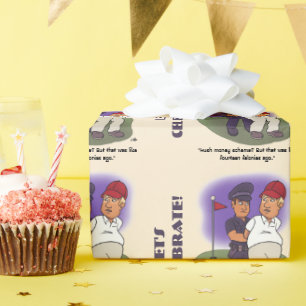 Papier Cadeau Trump Felonies Wrapper Paper