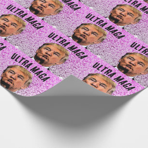 PAPIER CADEAU TRUMP KISS LIVRE D'ANNIVERSAIRE