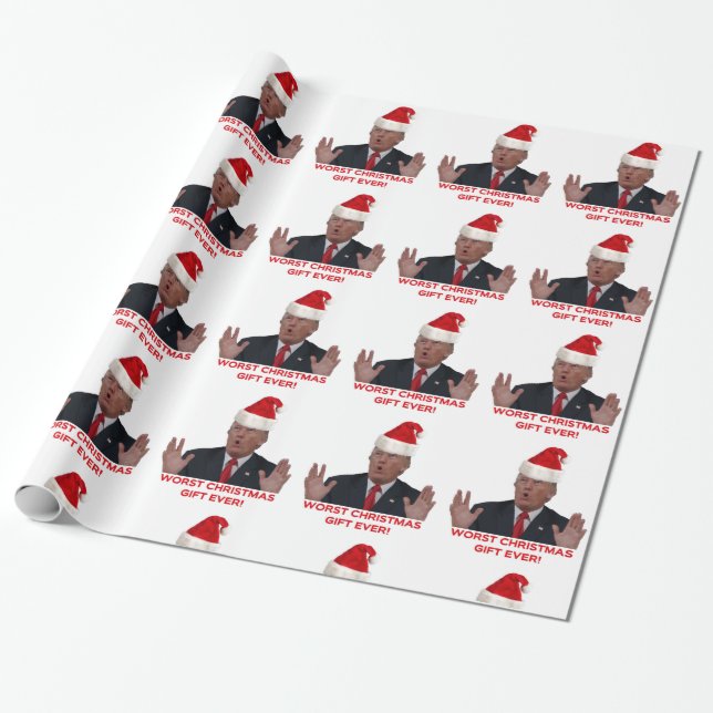 Papier Cadeau Trump, le pire cadeau de Noël jamais fait ! (Déroulé)